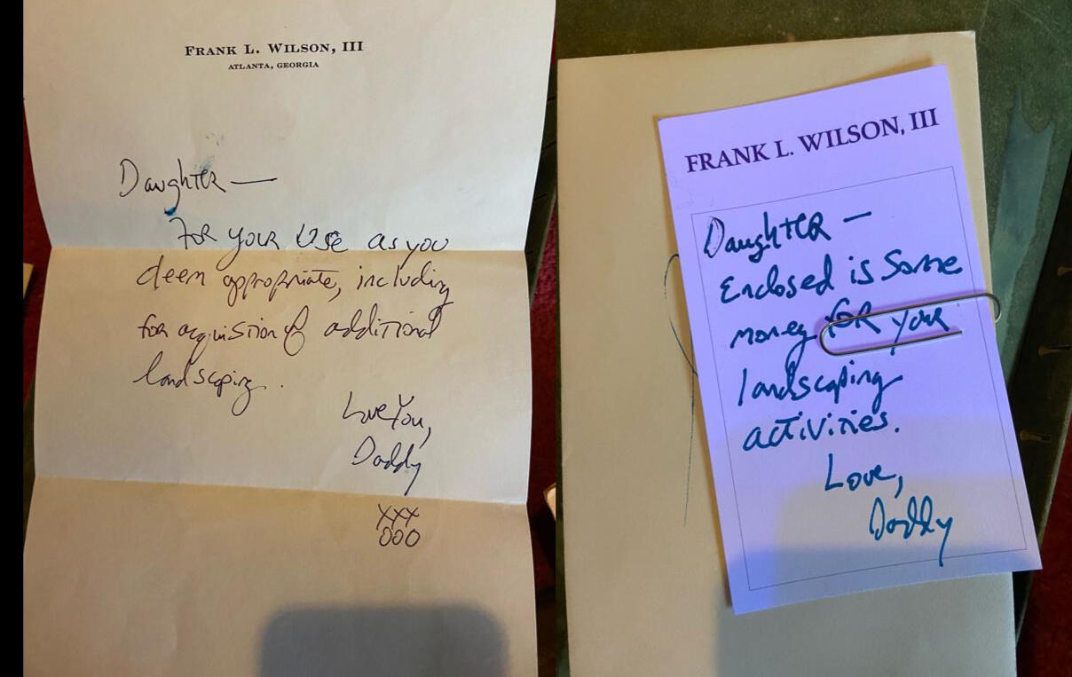 FRANK WILSON’S CODED DISBURSEMENTS TO BARBARA TO MAINTAIN CONTROL OF HER TRUST FRANK WILSON’S CODED DISBURSEMENTS TO BARBARA TO MAINTAIN CONTROL OF HER TRUST